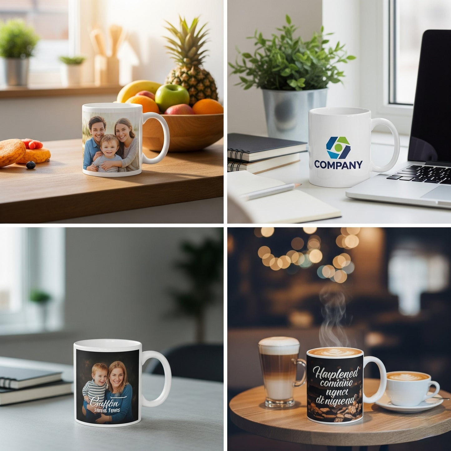 Custom Photo Mug – Personalized with Your Photos & Text