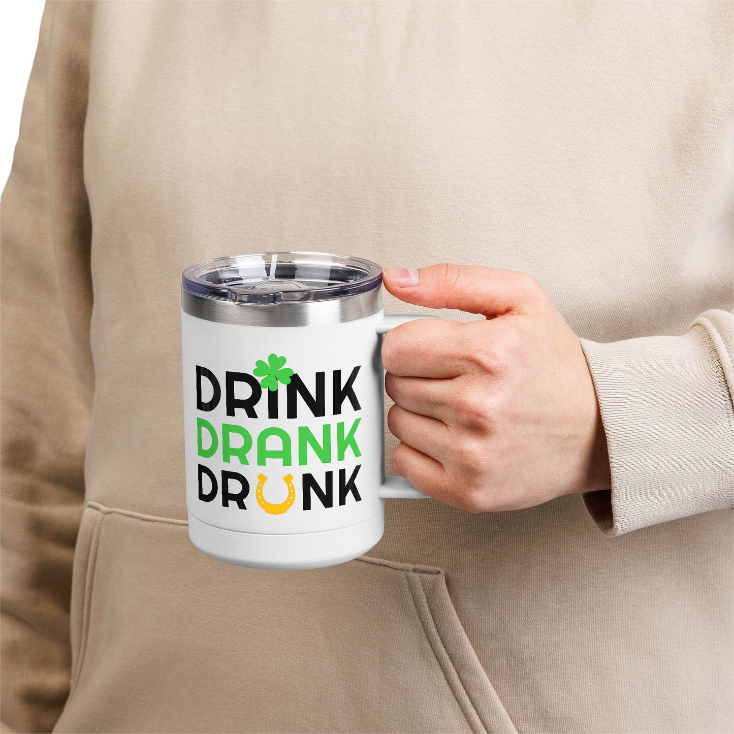 Fun and Stylish Coffee Mug Tumbler, 15oz - Perfect for Coffee Lovers, Gifts, Home, Office, Travel, and Death Parties