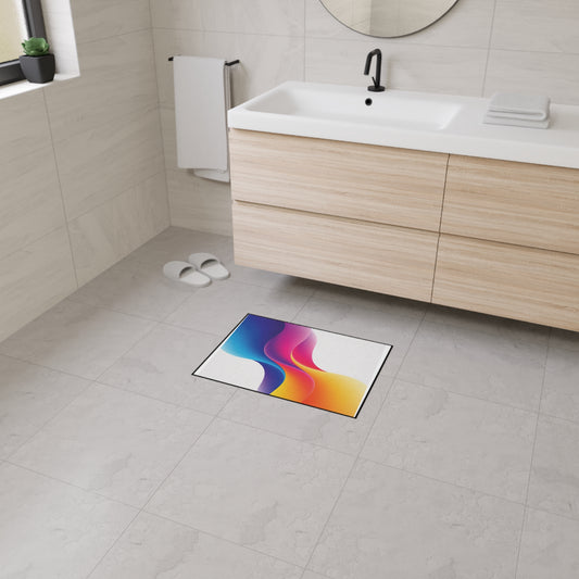 Colorful Abstract Heavy Duty Floor Mat - Stylish Home Decor, Entrance Rug, Kitchen Mat, Indoor Doormat, Unique Gift Idea